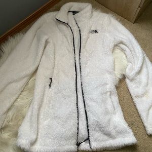 fur north face jacket